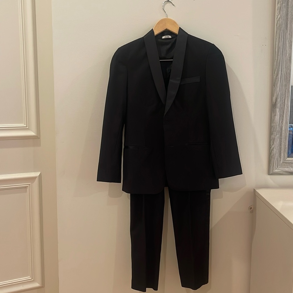 Boys Calvin Klein Black Tuxedo